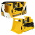 Бульдозер фривил CAT 25,5см 1toy Т19109